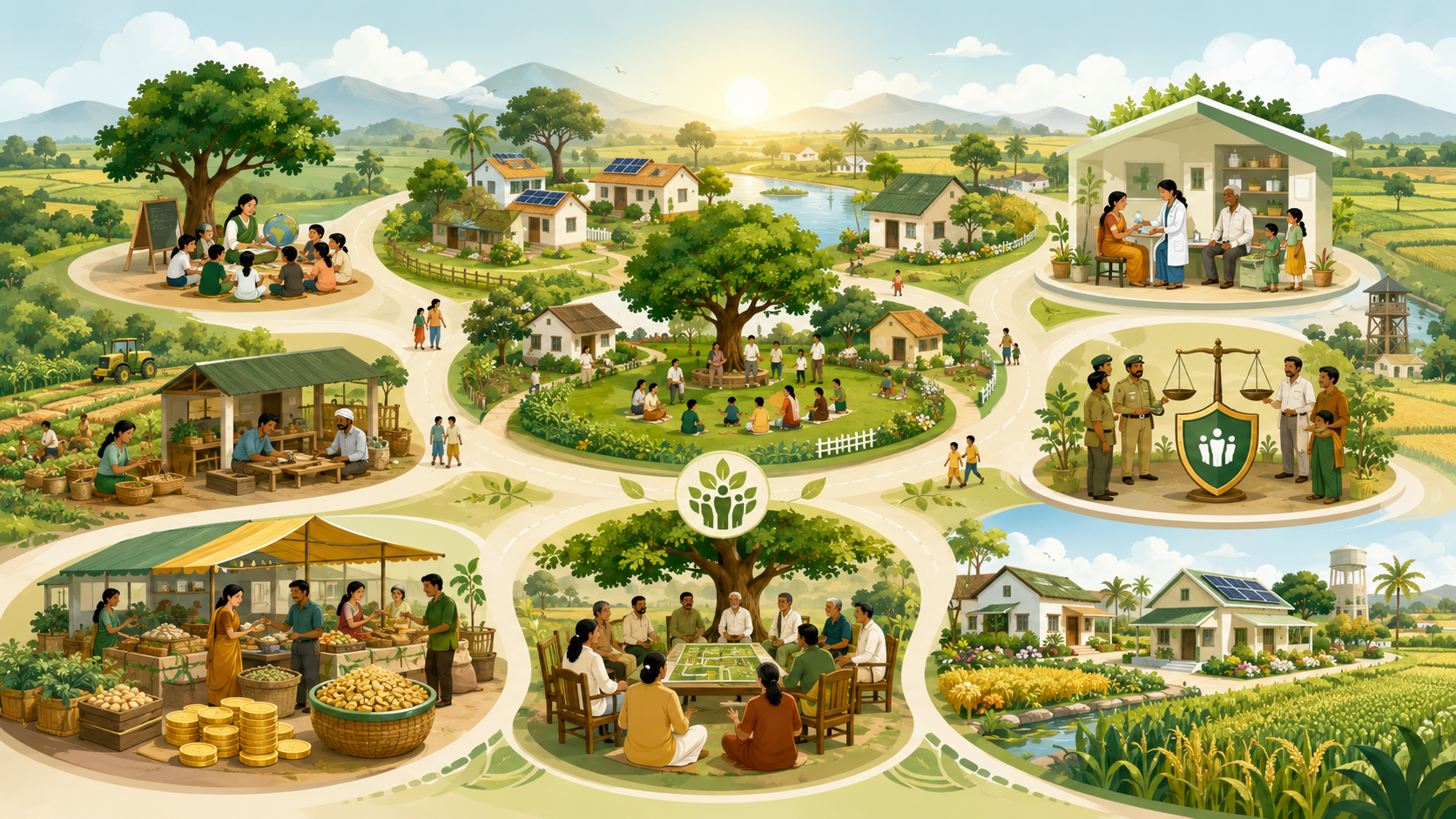 Village to prosperous village